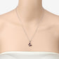 0.80 Carat Genuine Garnet .925 Sterling Silver Pendant