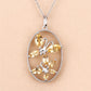 2.30 Carat Genuine Citrine .925 Sterling Silver Pendant