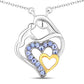 0.28 Carat Genuine Tanzanite .925 Sterling Silver Pendant