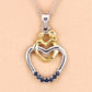 0.14 Carat Genuine Blue Sapphire .925 Sterling Silver Pendant