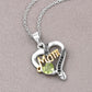 0.49 Carat Genuine Peridot and Black Spinel .925 Sterling Silver Pendant