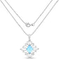 5.15 Carat Genuine Swiss Blue Topaz .925 Sterling Silver Pendant