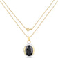 7.50 Carat Genuine Black Sapphire .925 Sterling Silver Pendant