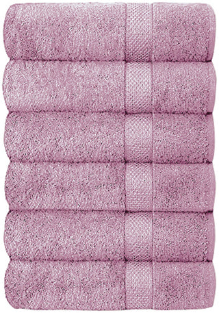 Set of 6 Hotel & Spa 100% Cotton Bath Towels 27x52 inch