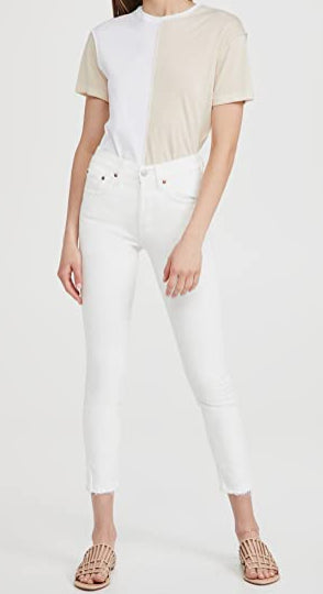 Levi's Women's 501 Skinny Jeans White Size 24/28-