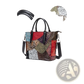 Patchwork Leather Women's Messenger Shoulder Bag
