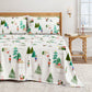 Turkish Cotton Christmas Flannel Sheet Set - Whittaker Collection
