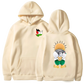 Peace Dove Palestinian Keffiyeh Graphic Streetwear Hoodie