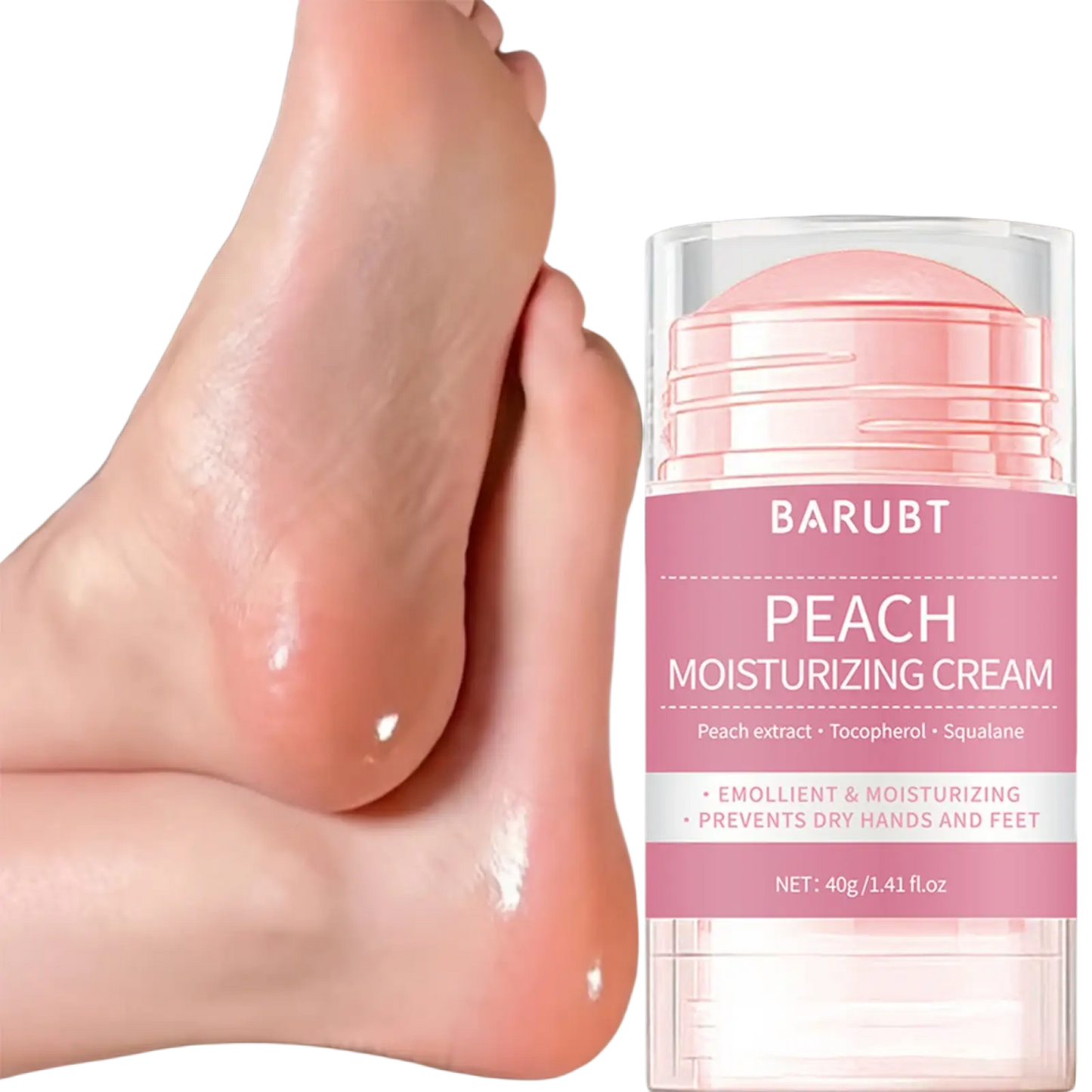 Peach Moisturizing Hand and Foot Care Cream Stick 72g