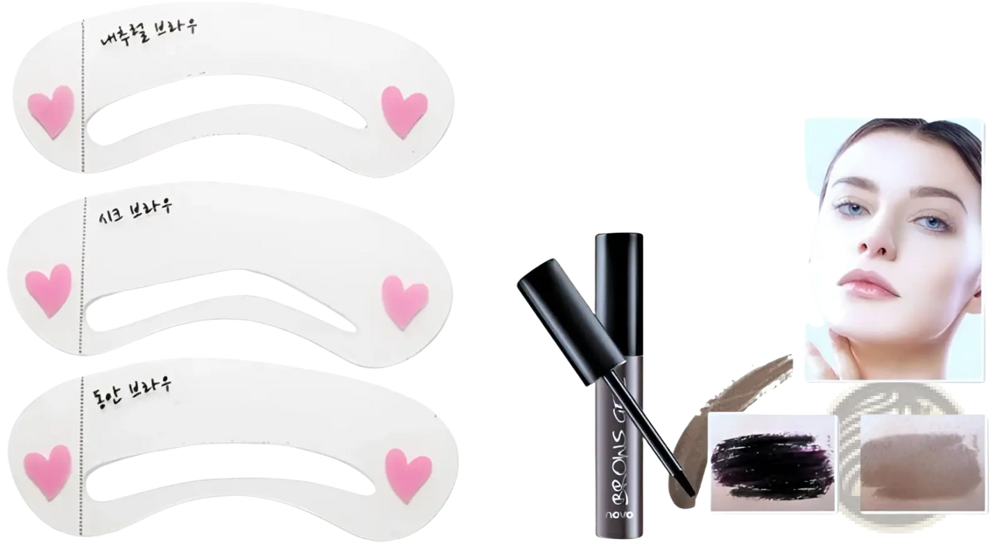 Peel off Eyebrow Tattoo Tint Waterproof Gel Kit