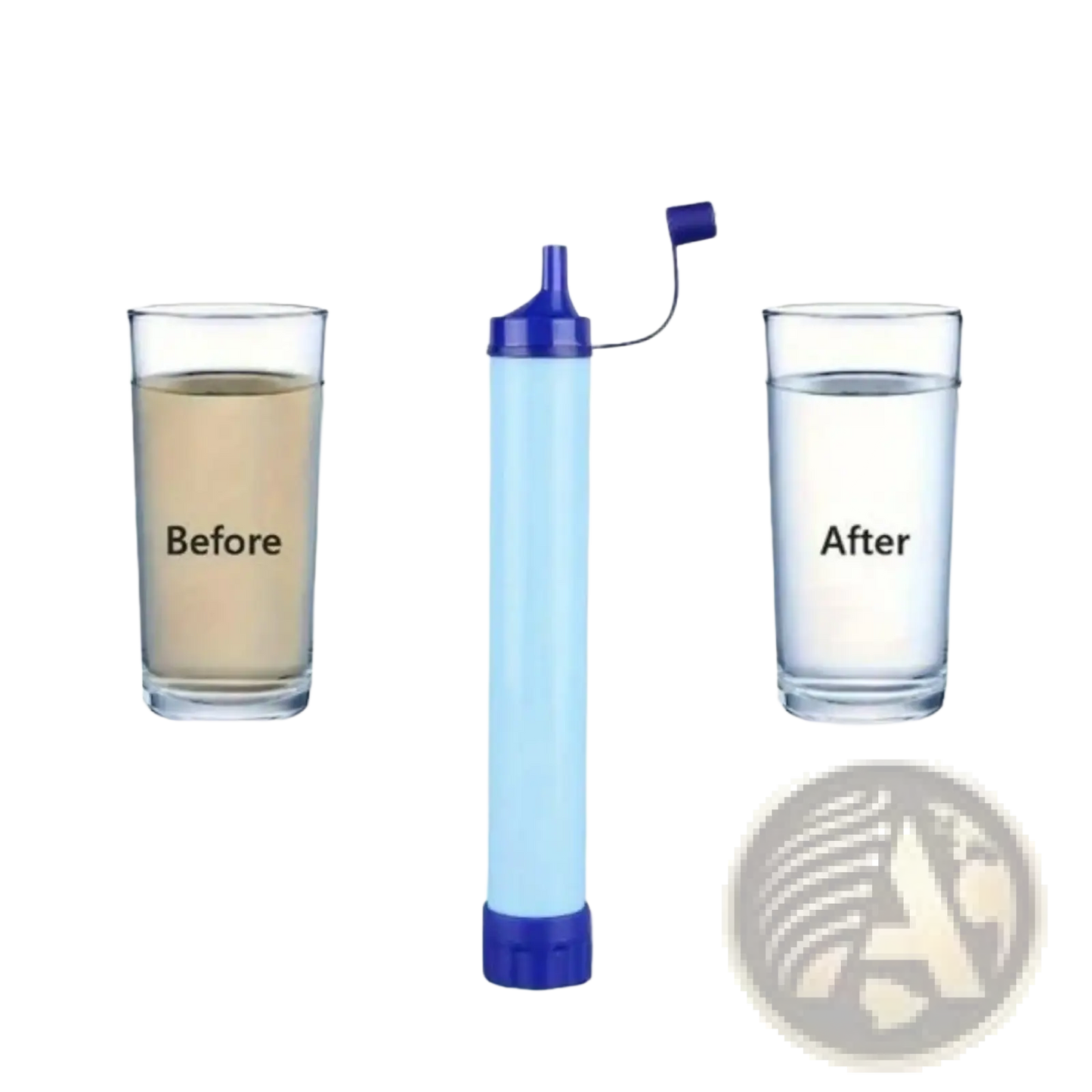 Personal Water Filter for Hiking and Emergency