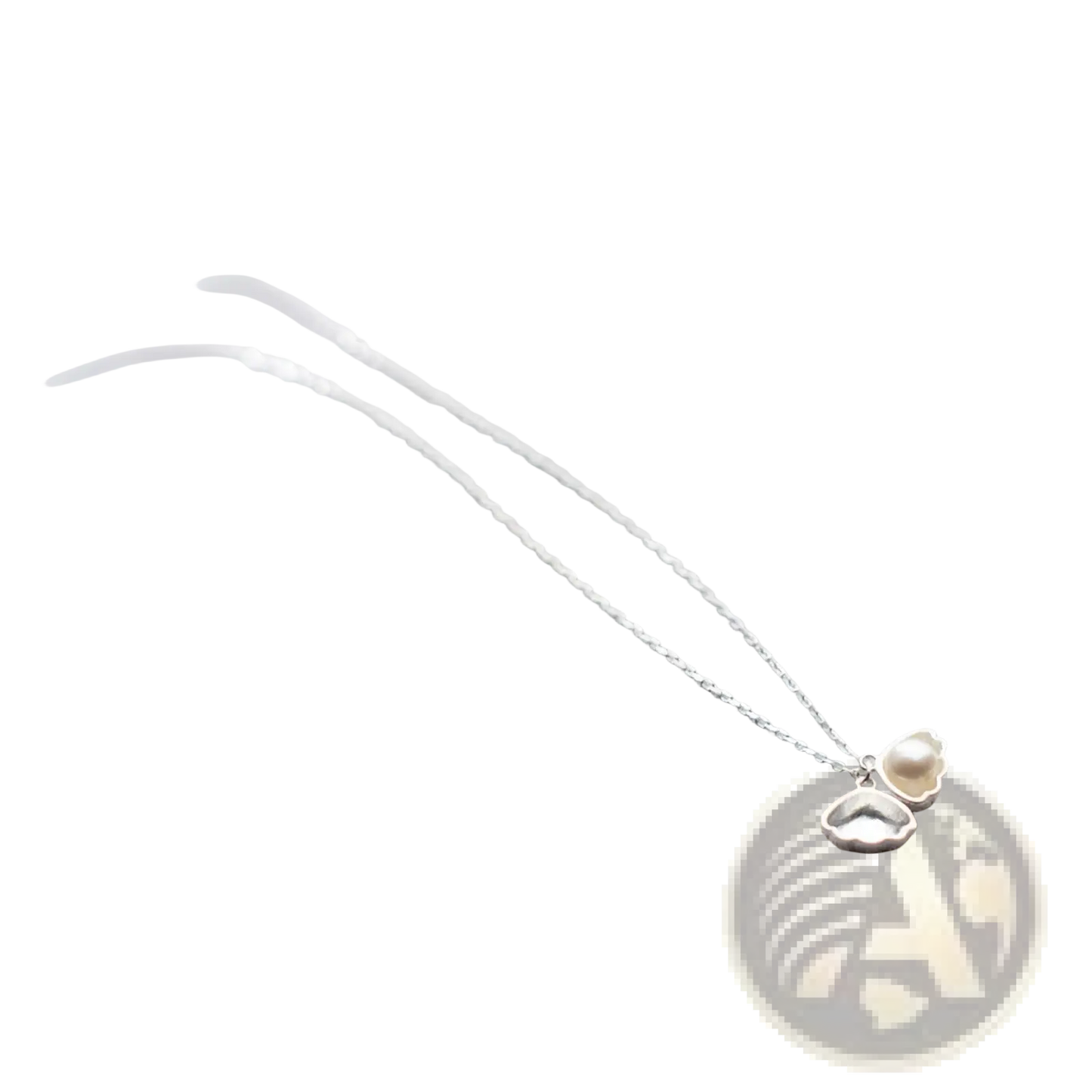 Personalized S925 Silver Shell and Pearl Pendant Necklace