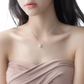 Personalized S925 Silver Shell and Pearl Pendant Necklace