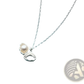 Personalized S925 Silver Shell and Pearl Pendant Necklace