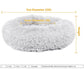 Plush Fleece Donut Pet Bed for Cats and Small Dogs