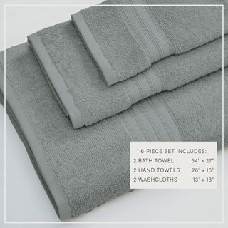 Cotton Terry Bath Towel Set - Cooper Collection
