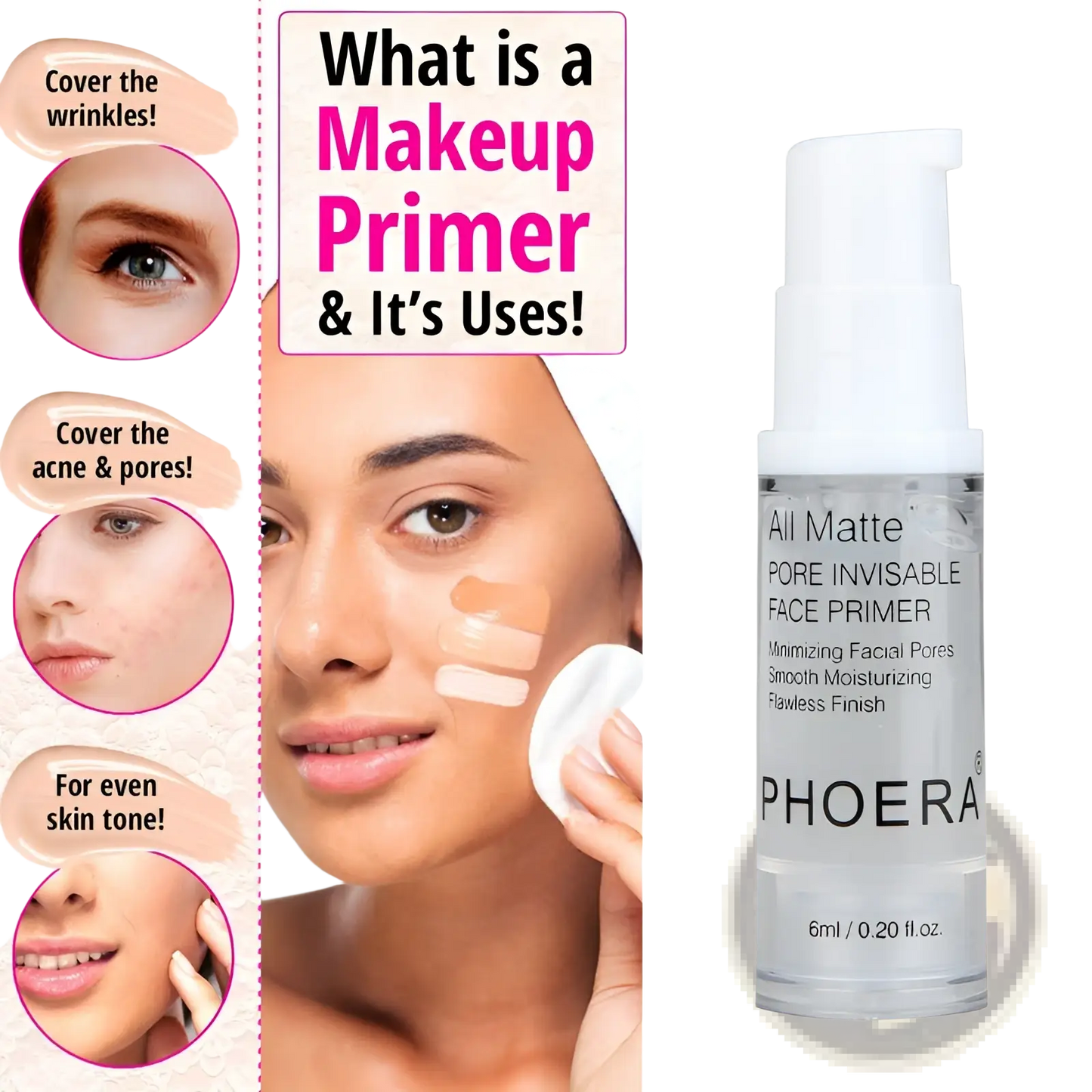 Phoera Matte Pore Invisible Face Primer 6ml