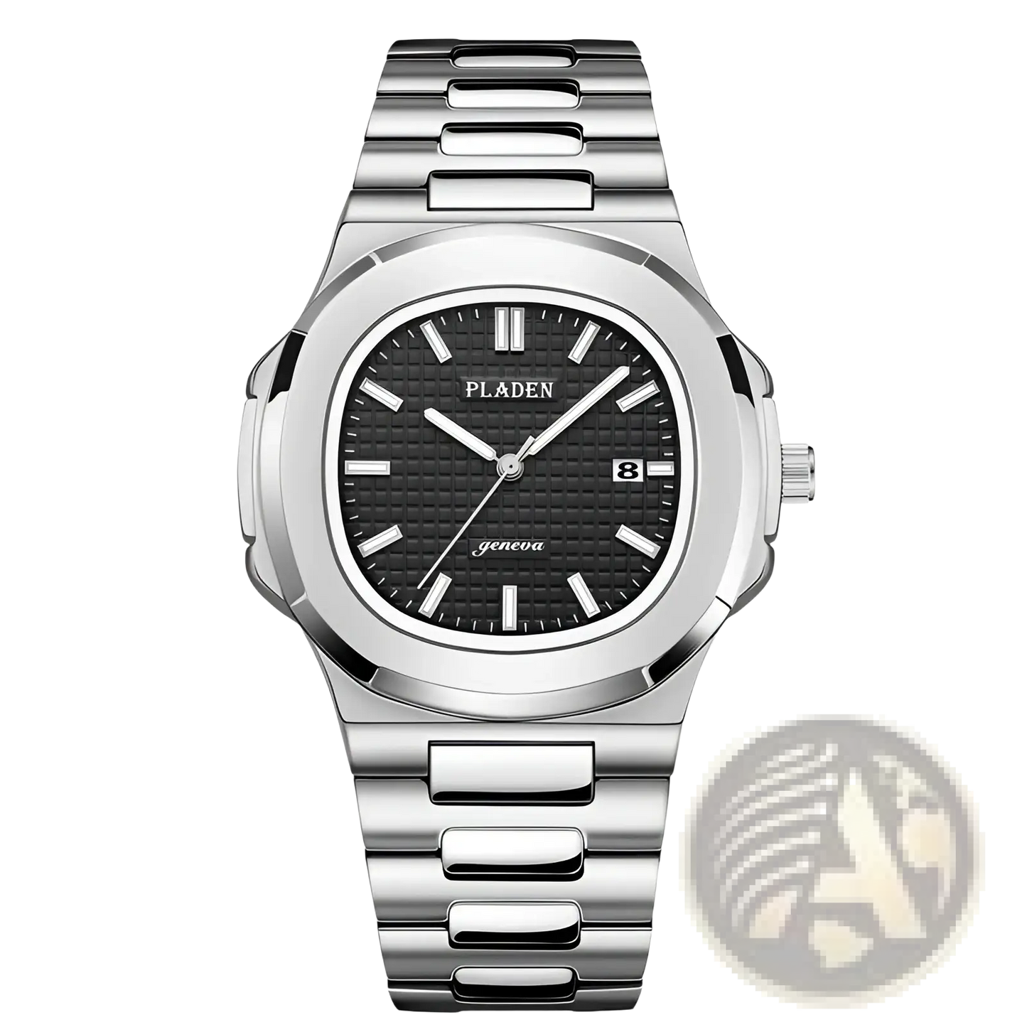 Pladen Men's Luxury Waterproof Quartz Watch with Date Display
