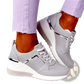 Platform Sneakers Mesh Wedge Lace Up Casual Shoes