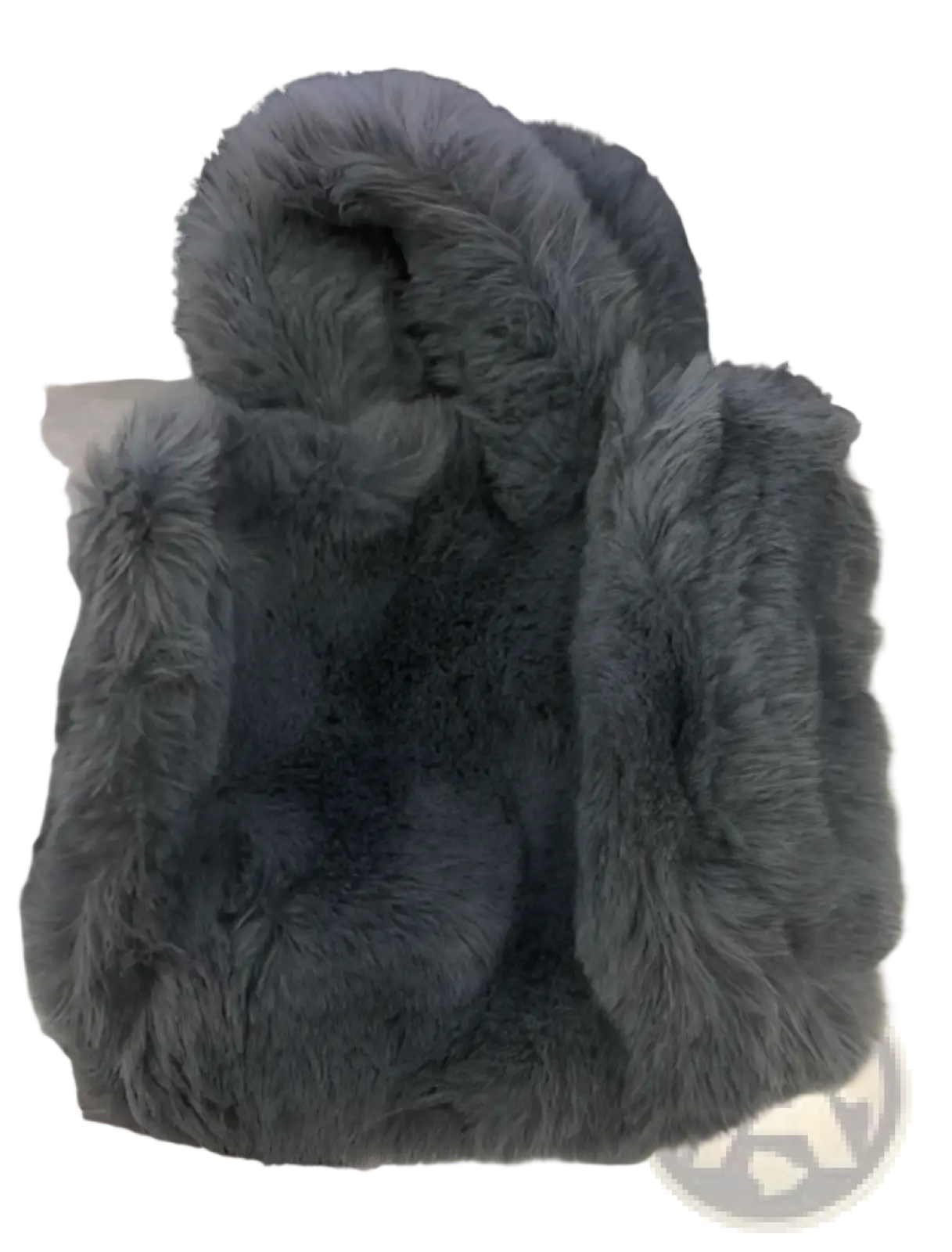 Plush Faux Fur Tote Bag with Chain Strap Shoulder Bag