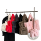 Plush Faux Fur Tote Bag with Chain Strap Shoulder Bag