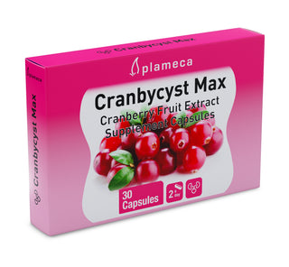 Plameca Cranbycyst Max Cranberry Fruit Extract, Supplement Capsules - 30 Capsules