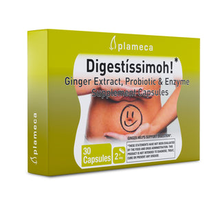 Plameca Digestissimoh Ginger Extract, Probiotic & Enzyme, Supplement Capsules - 30 Capsules