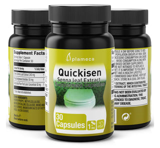 Plameca Quickisen Senna Leaf Extract, Supplement Capsules - 30 Capsules