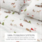 4-Piece Turkish Cotton Christmas Flannel Sheet - Whittaker Collection