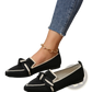 Pointed Flat Pumps Bow Detail Casual Plus Size Shoes
