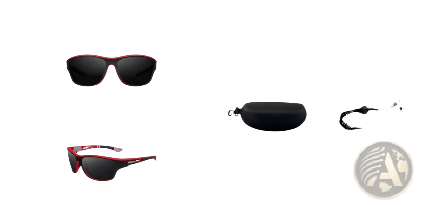 Polarized Oval Camouflage and Mirrored Men's Sport Sunglasses