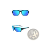 Polarized Oval Camouflage and Mirrored Men's Sport Sunglasses