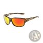 Polarized Oval Camouflage and Mirrored Men's Sport Sunglasses