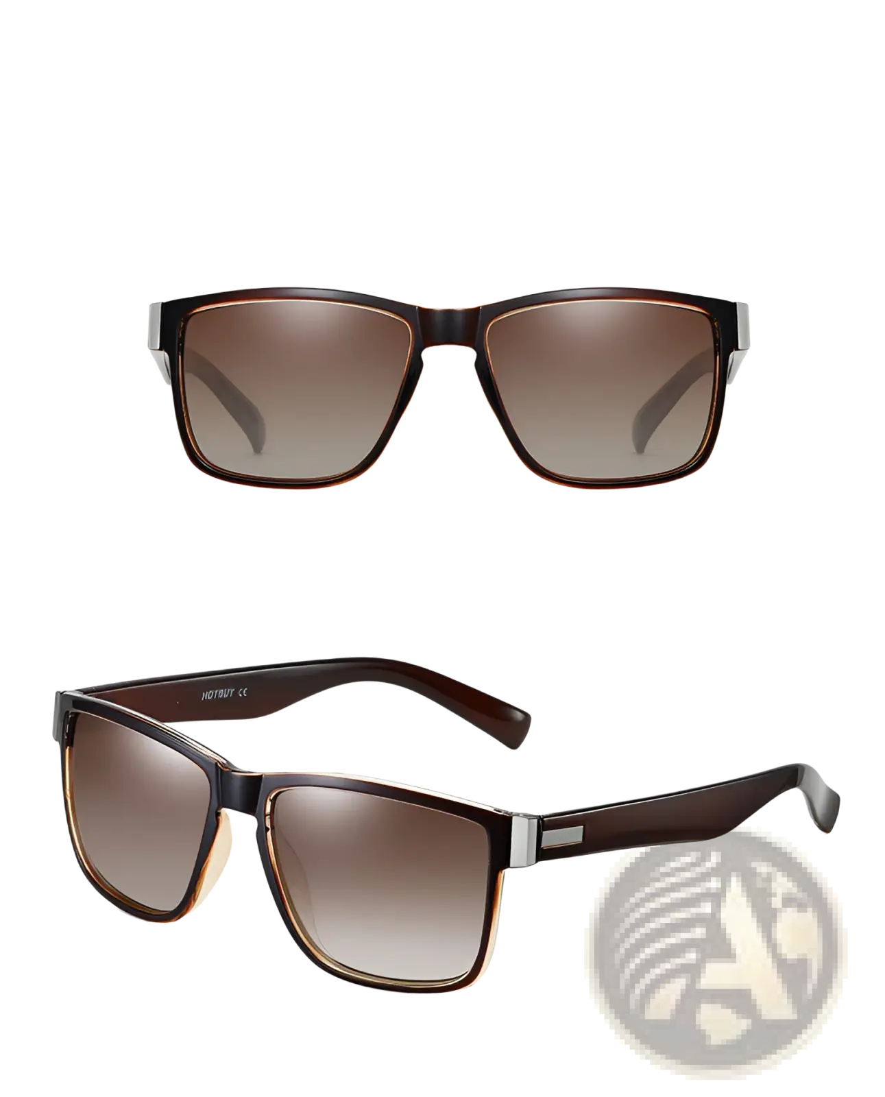 Polarized Square Sports Sunglasses with Uv400 Protection