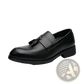 Polished Leather Tassel Loafers for Men