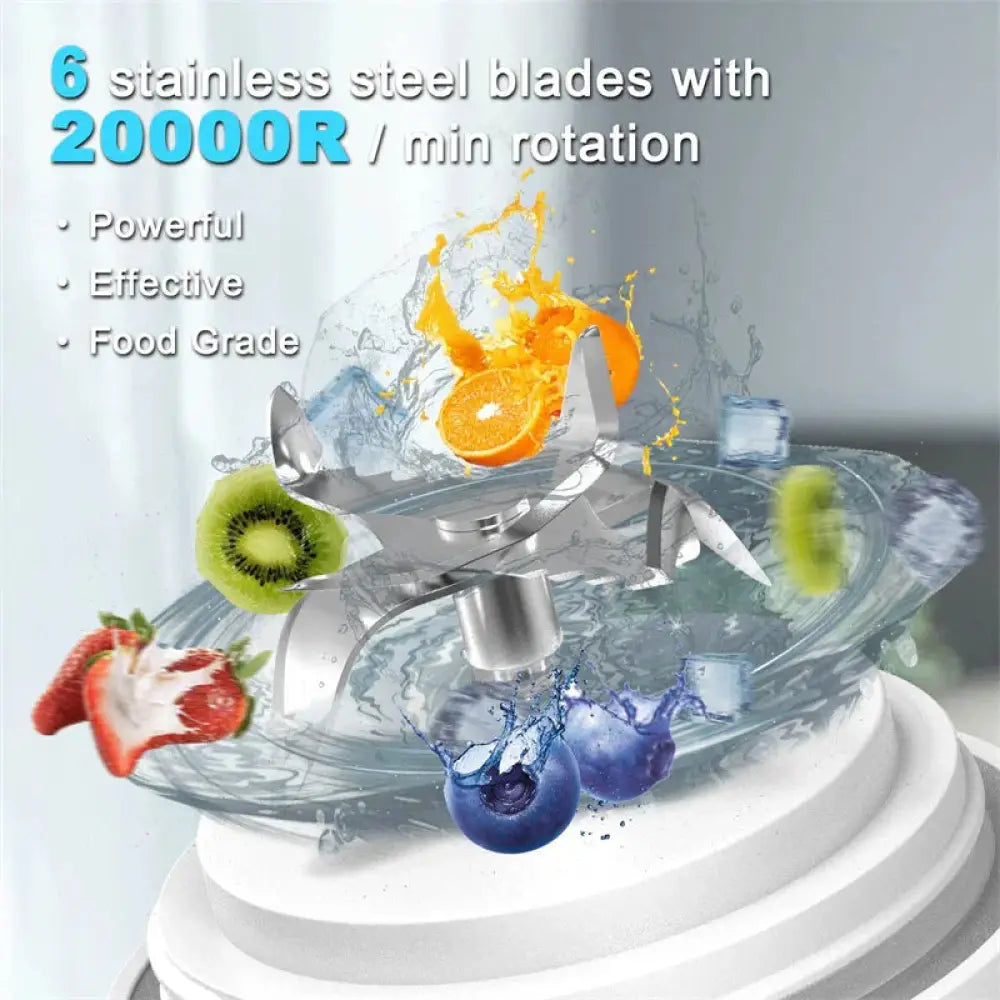 Arbaglobal Portable 6-blade Personal Smoothie Blender