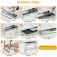 Portable Charcoal Bbq Grill Stainless Steel Foldable 8 People