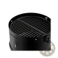 Portable Iron Charcoal Smoker Grill with Thermometer