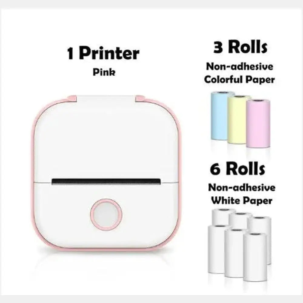 Portable Bluetooth Mini Thermal Label and Photo Printer