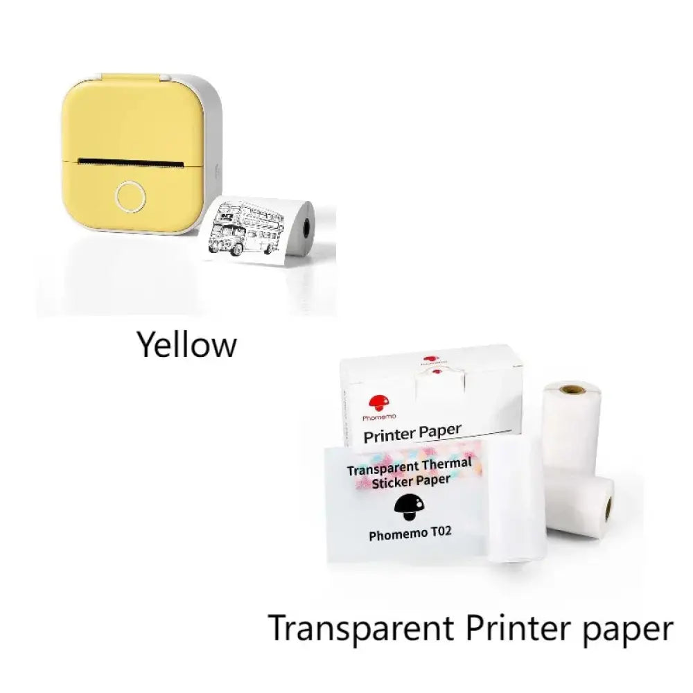 Portable Bluetooth Mini Thermal Label and Photo Printer