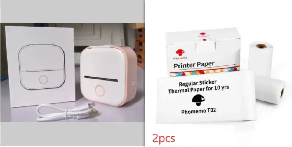 Portable Bluetooth Mini Thermal Label and Photo Printer