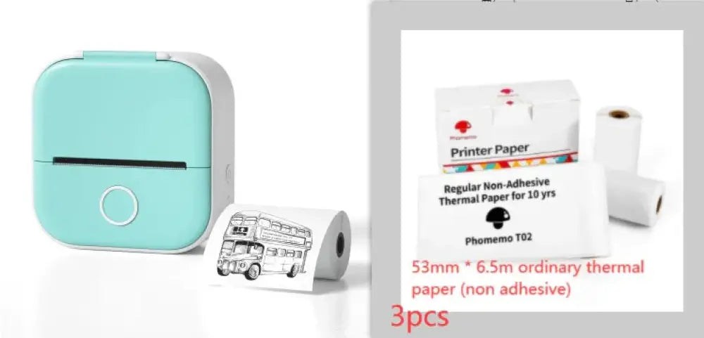 Portable Bluetooth Mini Thermal Label and Photo Printer