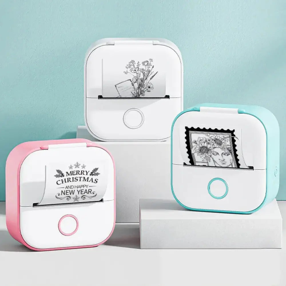 Portable Bluetooth Mini Thermal Label and Photo Printer
