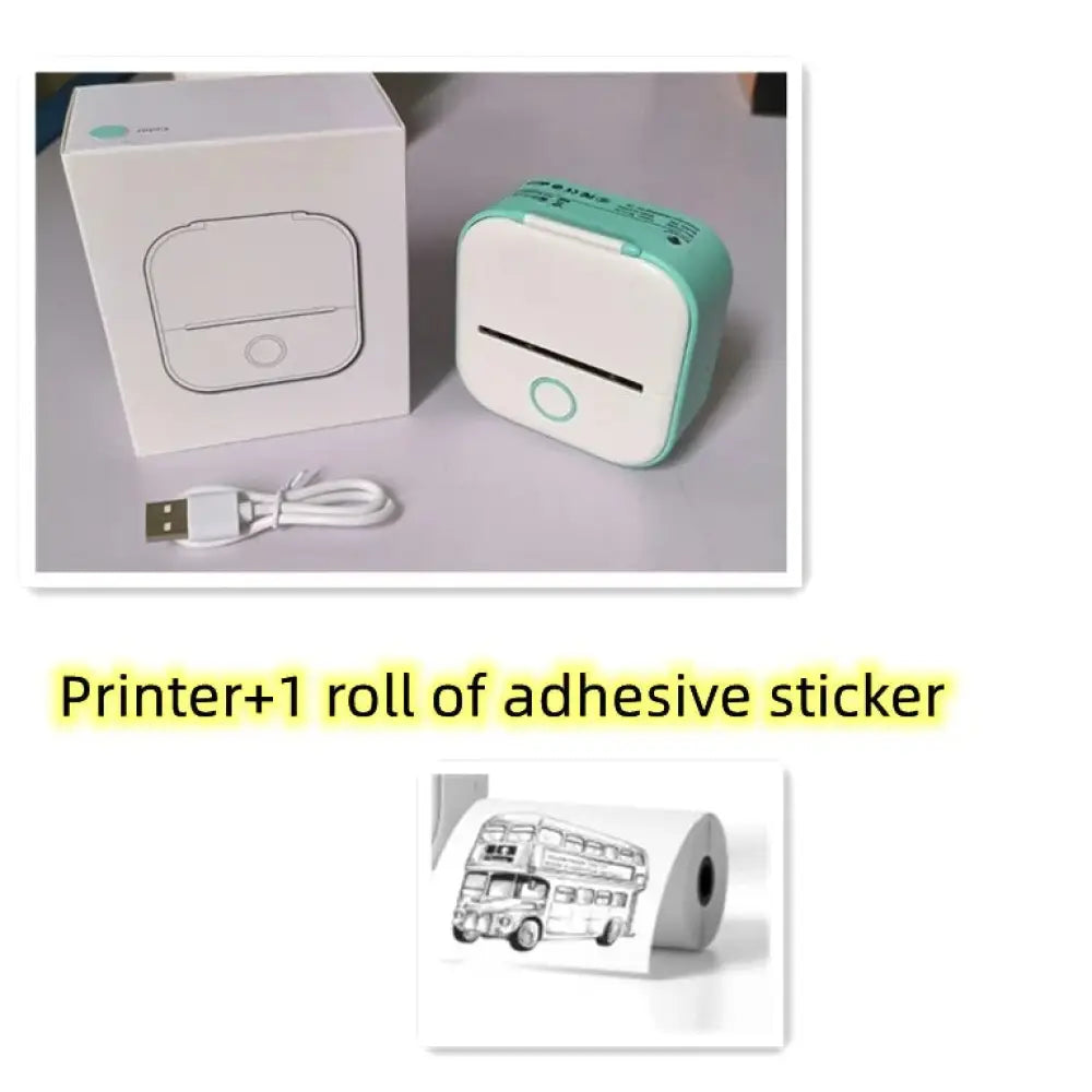 Portable Bluetooth Mini Thermal Label and Photo Printer