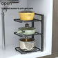 3-tier Adjustable Stainless Steel Pot and Pan Organizer