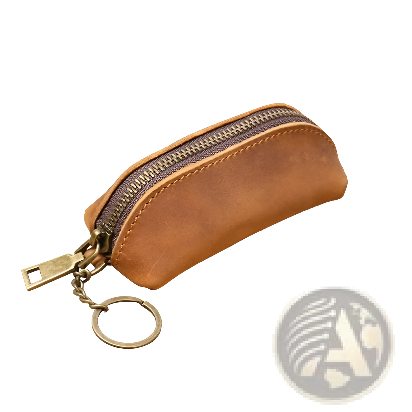 Premium Cowhide Leather Multi-functional Key and Coin Pouch