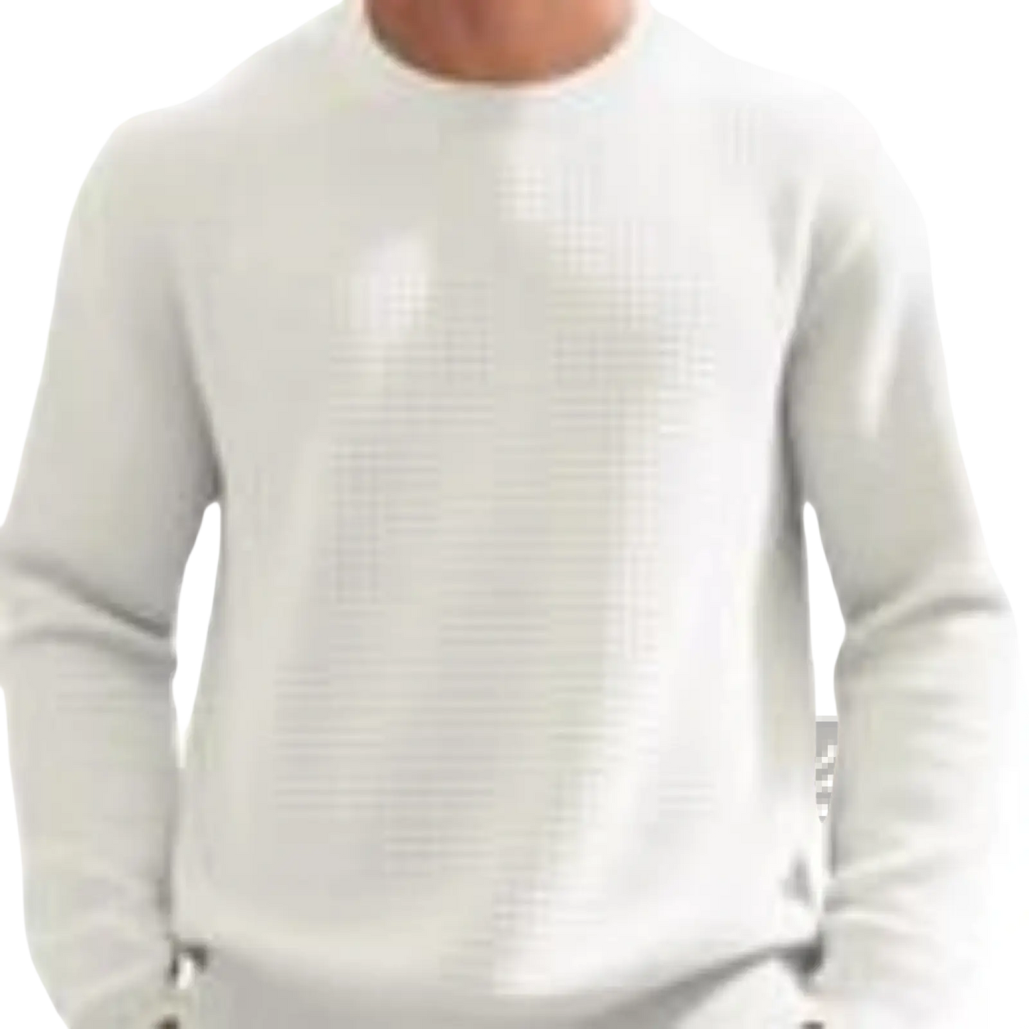Premium Jacquard Knit Round Neck Sweater for Men and Women