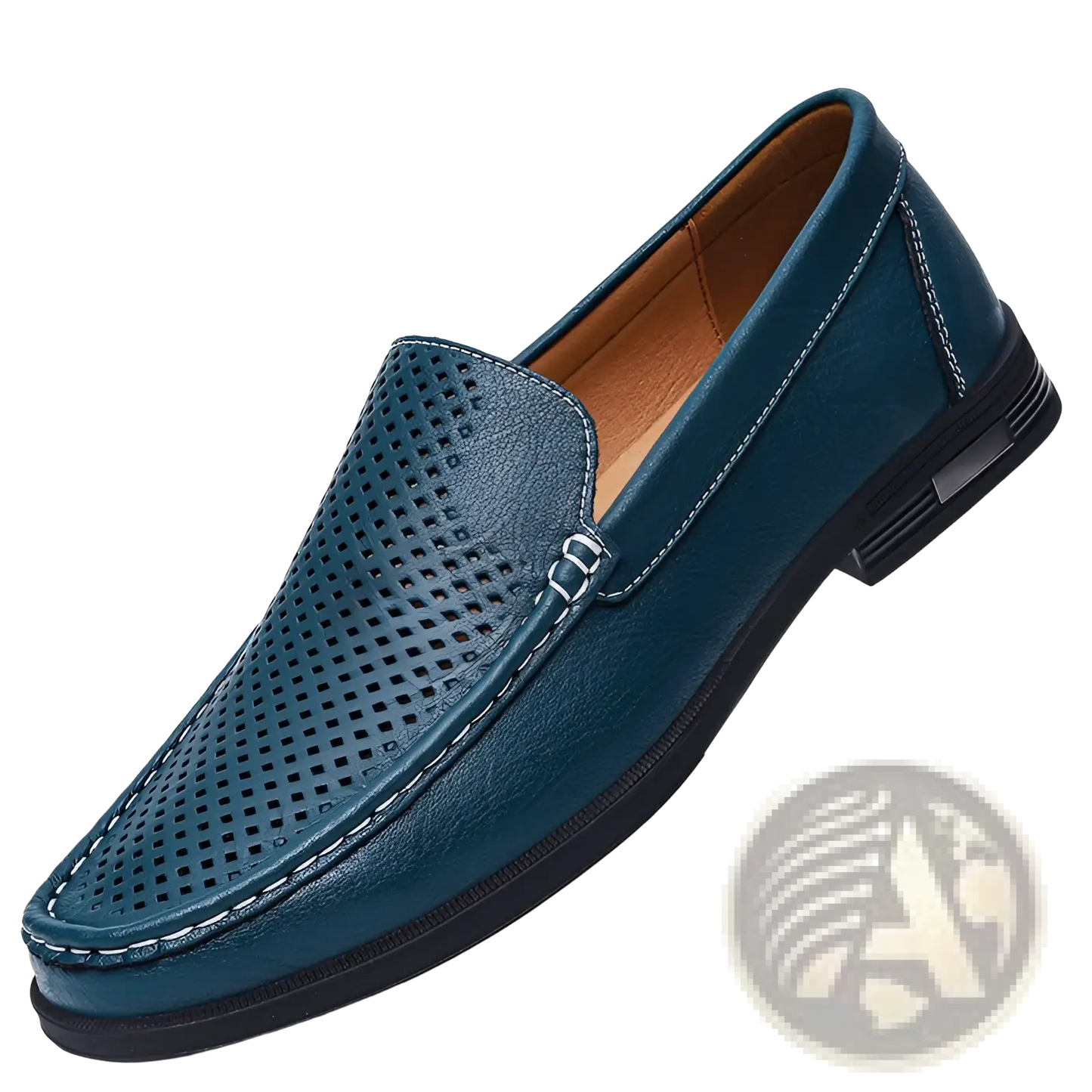 Premium Leather Slip on Loafers with Designer Details