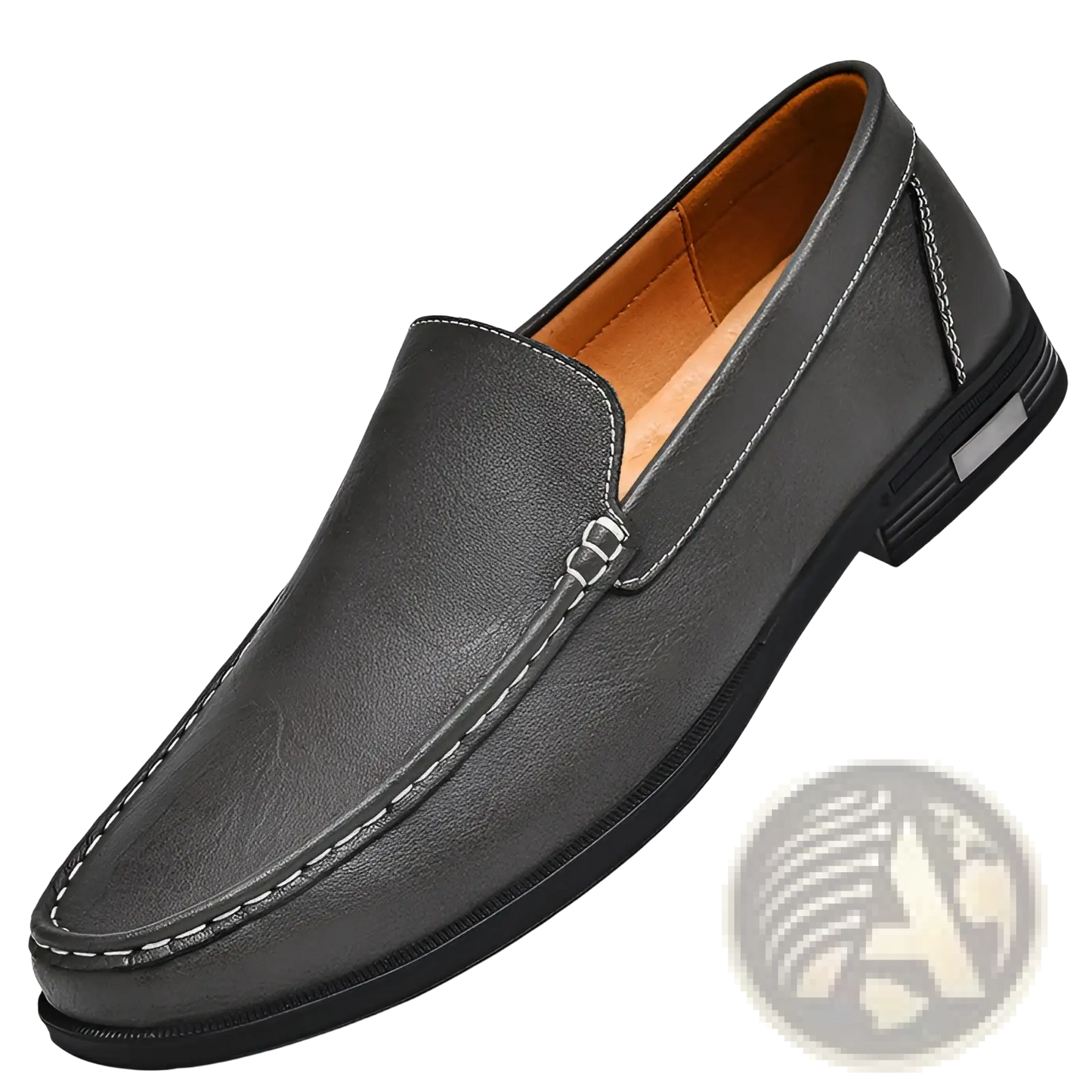 Premium Leather Slip on Loafers with Designer Details