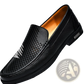 Premium Leather Slip on Loafers with Designer Details